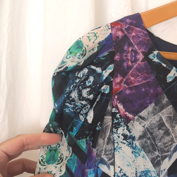 Leifsdottir Silk Jewel Printed Minidress - Picture 3 of 8